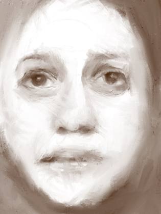 A Beautiful Face, painting by Ryan Louder