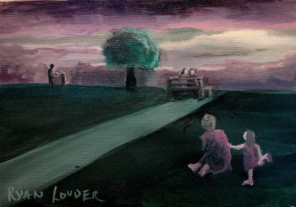 A Day In The Park, painting by Ryan Louder