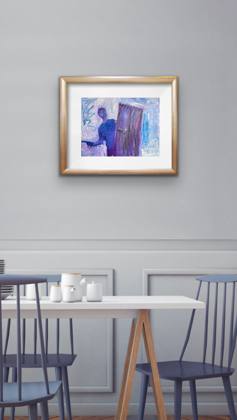 A Painter, painting by Ryan Louder
