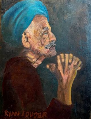 A Prayer, painting by Ryan Louder