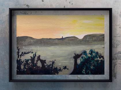A Walk In Africa, painting by Ryan Louder