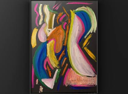 Abstract, painting by Ryan Louder