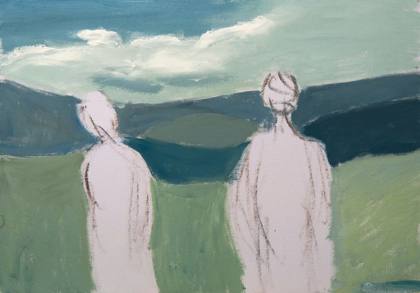 Air, painting by Ryan Louder