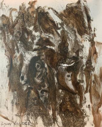 All In A Thought, painting by Ryan Louder