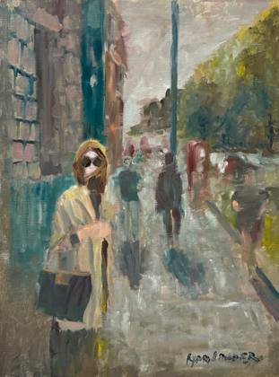 At A Glance, painting by Ryan Louder