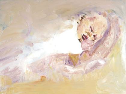 Baby, painting by Ryan Louder