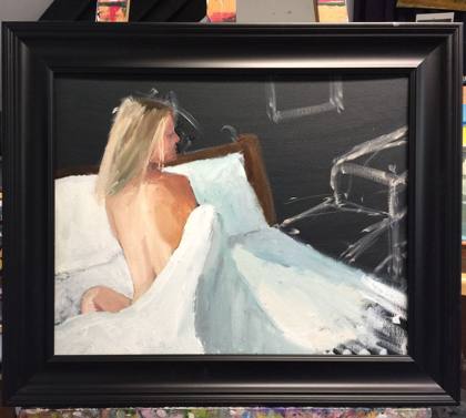 Back, painting by Ryan Louder