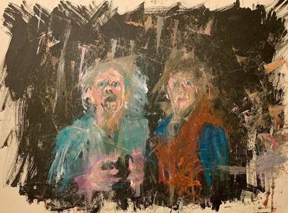 Back To My Childhood, painting by Ryan Louder