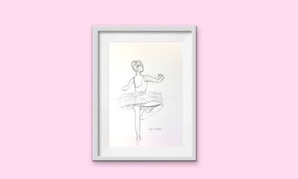 Ballet, painting by Ryan Louder