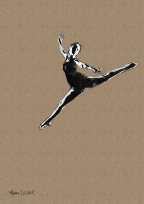 Ballet Jump, painting by Ryan Louder