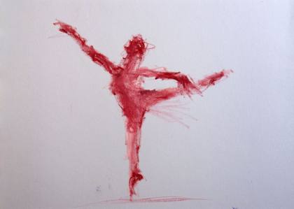 Ballet Notes, painting by Ryan Louder