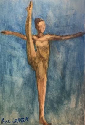 Ballet On A Beach, painting by Ryan Louder