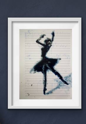 Ballet Picture “For The Applause” Limited Edition Print, painting by Ryan Louder