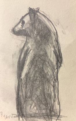 Bear, painting by Ryan Louder
