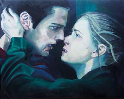 Behind Every Great Man, painting by Ryan Louder