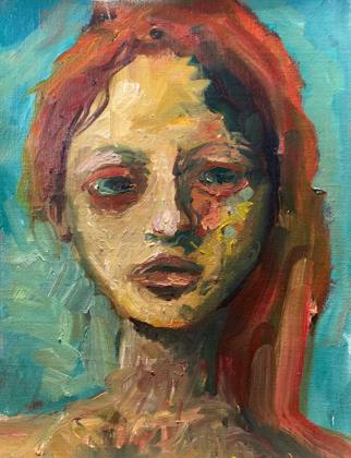 Beyond The Stare, painting by Ryan Louder