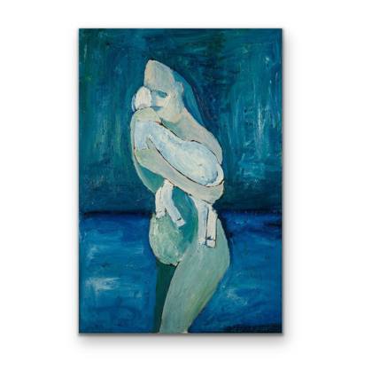 Blue, painting by Ryan Louder