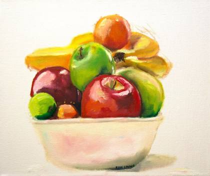 Bowl Of Fruit, painting by Ryan Louder