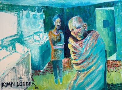 Bowl of Soup, painting by Ryan Louder