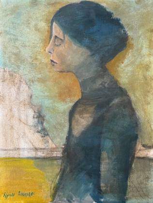 By The Beach, painting by Ryan Louder