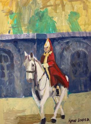 Changing of the Guard, painting by Ryan Louder