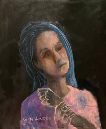 Checking For A Pulse, painting by Ryan Louder