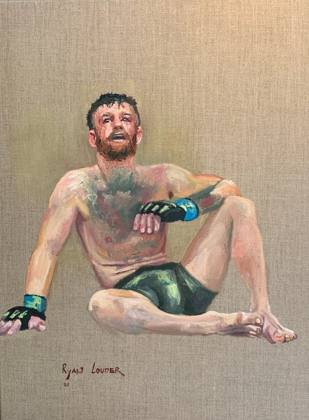 Conor McGregor, painting by Ryan Louder