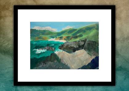 Cornwall Boat Cove, painting by Ryan Louder