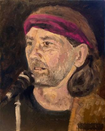 Country Singer, painting by Ryan Louder