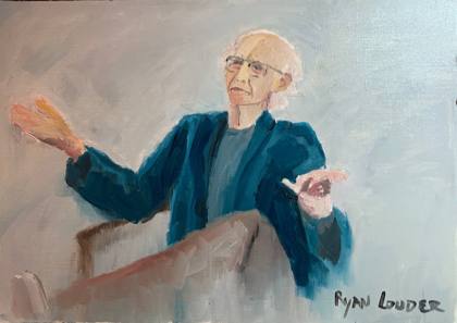 Curb Your Enthusiasm, painting by Ryan Louder
