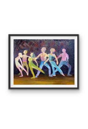 Dancing As One, painting by Ryan Louder