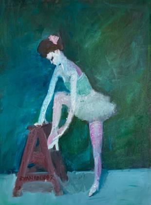 Dancing Shoes, painting by Ryan Louder