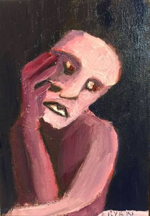Daydreamer, painting by Ryan Louder