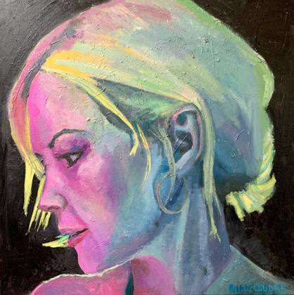Dido, painting by Ryan Louder