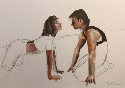 Dirty Dancing, painting by Ryan Louder
