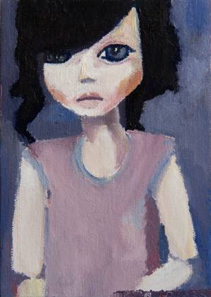 Doll, painting by Ryan Louder