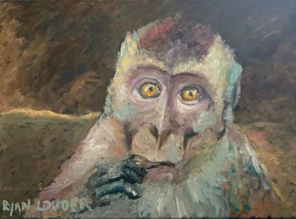 don’t forget to brush your teeth, painting by Ryan Louder