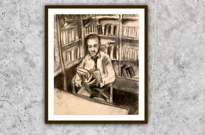 Dr Martin Luther King, painting by Ryan Louder