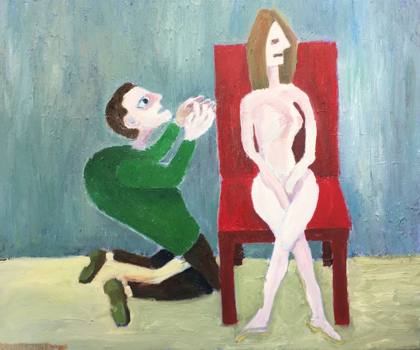 Esmeraldas Indifference 20x24 Oil On Canvas, painting by Ryan Louder