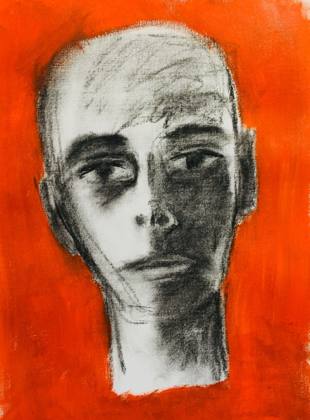 Face Rebellion, painting by Ryan Louder