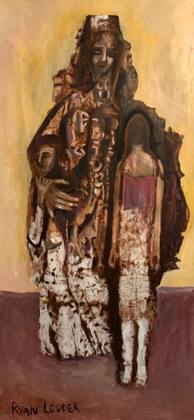 Father Figure, painting by Ryan Louder