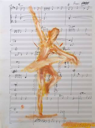 Firebird, painting by Ryan Louder