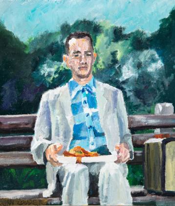 Forest Gump, painting by Ryan Louder