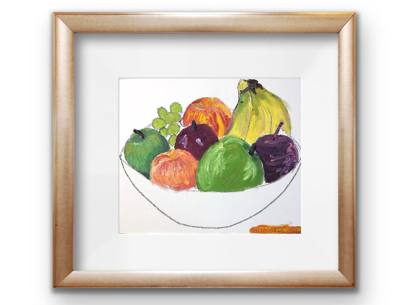 Fruit Bowl, painting by Ryan Louder