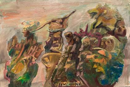 Hallucination Study 7, painting by Ryan Louder