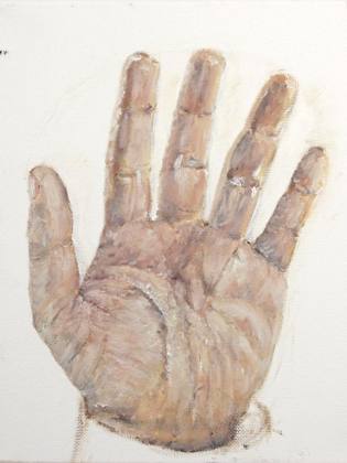 Hand Study THIS ARTWORK HAS, painting by Ryan Louder