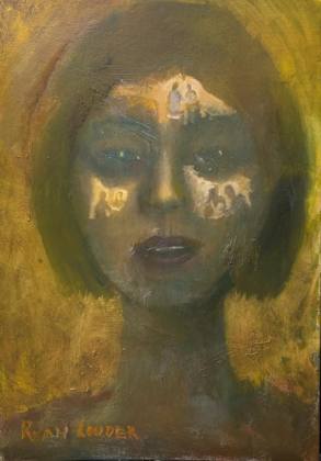 Her Life, painting by Ryan Louder