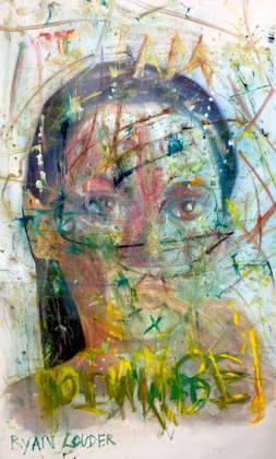 I Am So I Will Be, painting by Ryan Louder