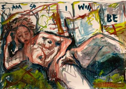 I Am So I Will Be 3, painting by Ryan Louder