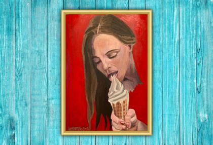 Ice Cream, painting by Ryan Louder